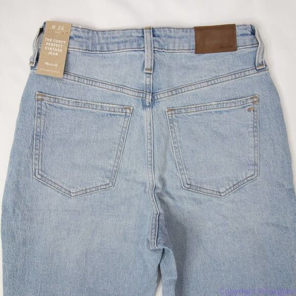 NEW Madewell The Curvy Perfect Vintage Jean in Fiore Wash, size 26 - Picture 11 of 15
